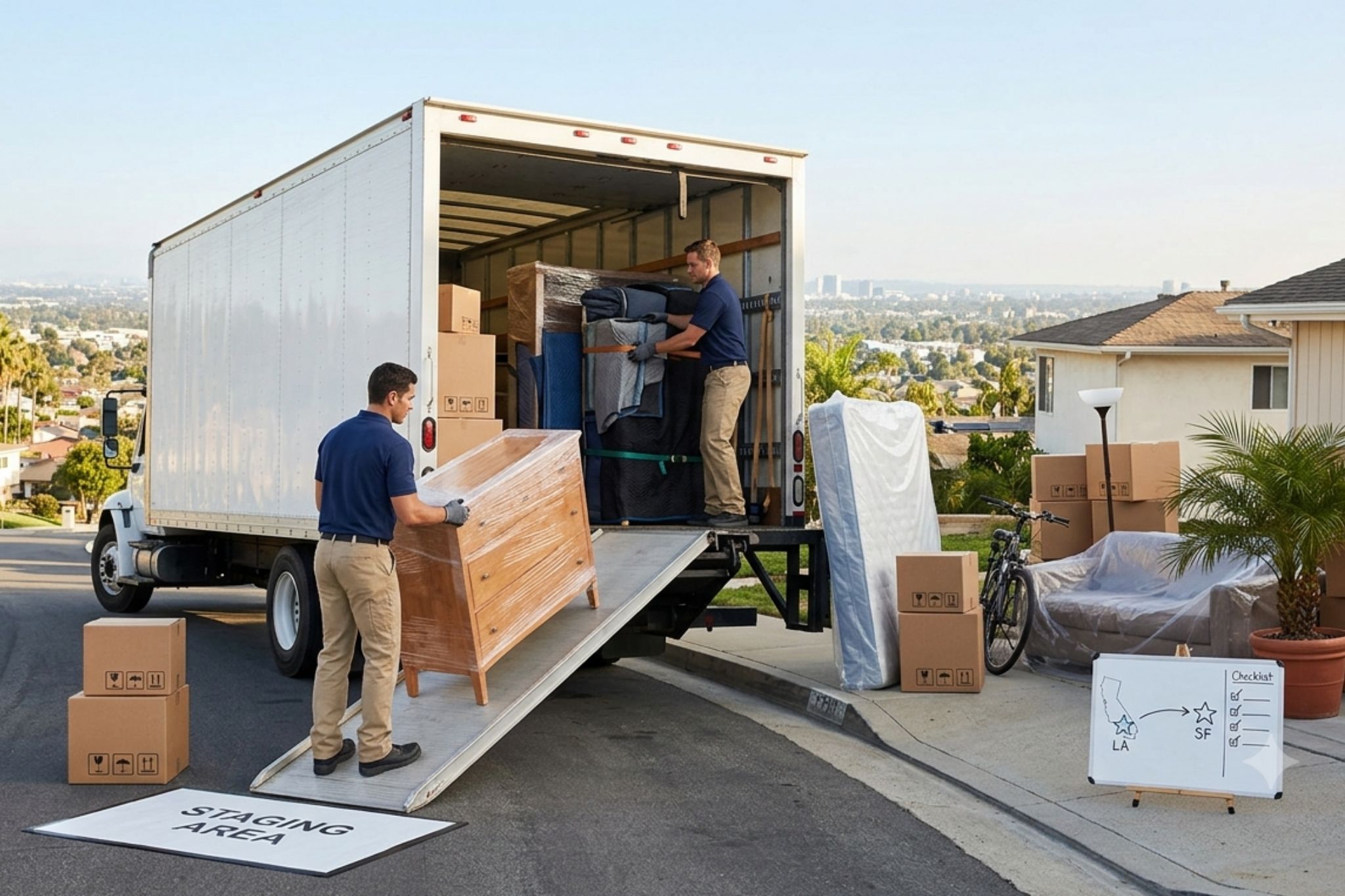 Affordable Long Distance Movers Los Angeles to San Francisco
